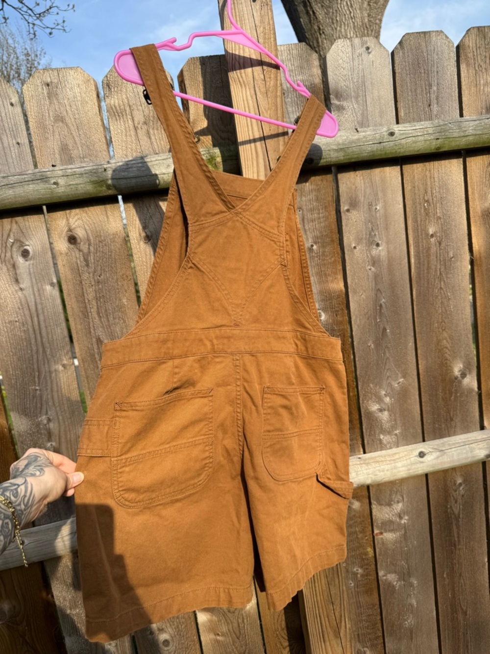 Carhartt RUGGED FLEX RELAXED FIT CANVAS SHORTALL - Picture 13 of 14